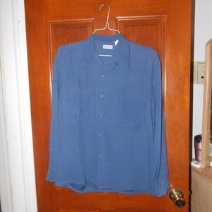 Silk Blue Button Down